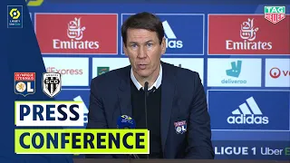 Press Conference OLYMPIQUE LYONNAIS - ANGERS SCO (3-0) / Week 32 - Ligue 1 Uber Eats / 2020-2021