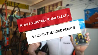 How To Install Road Cleats and Clip in the Road Pedals?