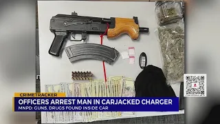 Officers arrest man in carjacked car