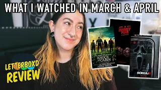 everything i watched in march and april | letterboxd recap