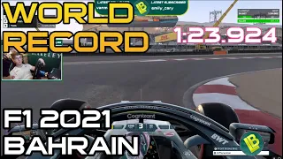 F1 2021 Bahrain World Record | 1:23.924 | Lucas Blakeley