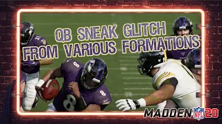 QB Sneak Glitch | Madden 20