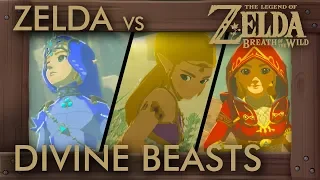 What If Zelda Fights Divine Beasts in Zelda Breath of the Wild?