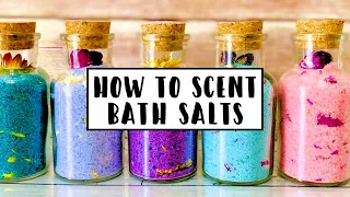 How To Make Heavily Scented Bath Salts That Won't Clump!