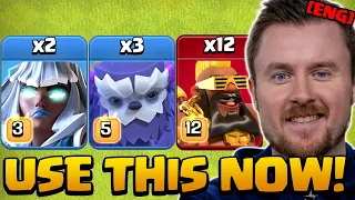 *NEW* EASY and STRONG GROUND STRATEGY - Hero Dive Twin Hogs (Clash of Clans)