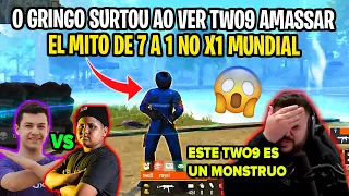 REAÇÃO DO GRINGO AO VER TWO9 AMASSANDO O EL MITO NO X1 MUNDIAL!