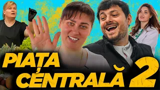 Munca la Piața Centrală, vizita Mariei la restaurant și prânzul cu vânzătorii / Comerzan Vlog. Ep.6