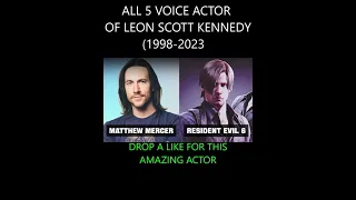 all voice actor of Leon kennedy (1998-2023