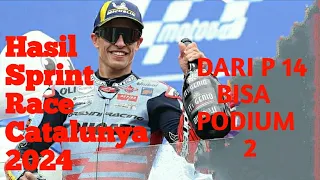 LUAR BIASA MARQUEZ. Dari    P14 BISA PODIUM 2