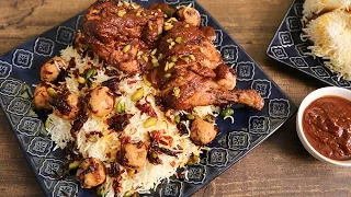 Berry Pulao - Iranian Pulao Recipe - The Bombay Chef - Varun Inamdar