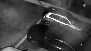 Man’s catalytic converter was stolen. Video shows individual emerging from bottom of car.