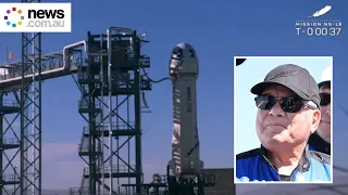 William Shatner travels to space aboard Blue Origin