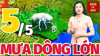 Dự Báo Thời Tiết Hôm Nay 5/5: Bản tin Dự Báo Thời Tiết trong 3 ngày tới mới nhất trên cả nước