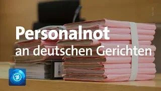 Zu wenige Richter und Staatsanwälte: Personalnot an deutschen Gerichten