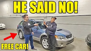 I Tried Giving Away My Turbo Subaru To A Subaru Enthusiast For Christmas & He Said NO! REJECTED!