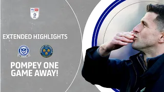 POMPEY ONE GAME AWAY! | Portsmouth v Shrewsbury Town extended highlights