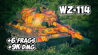 WZ-114 - 6 Frags 9K Damage - Epic fight! - World Of Tanks