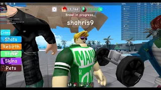 СИМУЛЯТОР КАЧКА 3 💪 Троллим качков в дрищ 🥊 Roblox Weight Lifting Simulator 3