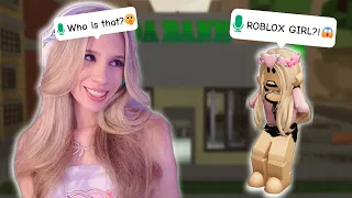 Reaction of ROBLOX Players when the "ROBLOX GIRL" Joins!