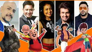 Bollywood singers ki cartoon dubbing