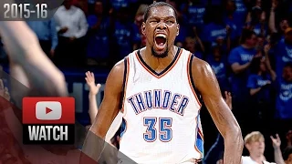 Kevin Durant Full Game 6 Highlights vs Spurs (2016.05.12) - 37 Pts, 9 Reb, TOO GOOD!