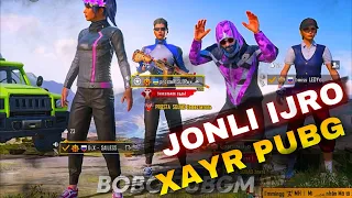 XAYR ENDI XAYR EY QADRDON KARTALAR JONLI IJRO BOBO PUBGM