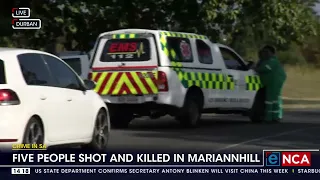 Five people gunned down in Mariannhill, KZN