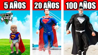 SOBREVIVÍ 100 AÑOS como SUPERMAN en GTA 5!