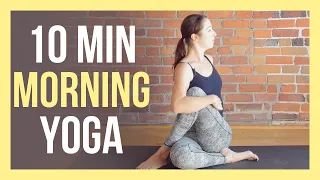 10 min Morning Yoga Full Body Stretch for Beginners