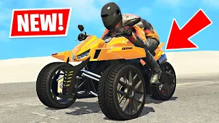 New 3 WHEEL BIKE in GTA 5! (NEW DLC)