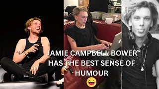 Jamie Campbell Bower has the best sense of humour