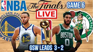 GAME 6: GOLDEN STATE WARRIORS vs BOSTON CELTICS | 2022 #NBAFinals Live Scoreboard | PLAY BY PLAY