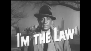 I'm The Law~50s TV Crime Drama~George Raft~The Killer