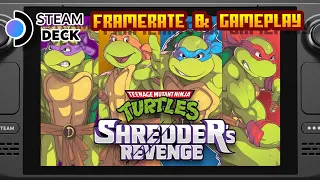 Teenage Mutant Ninja Turtles: Shredder's Revenge - (Valve Steam Deck) - Framerate & Gameplay