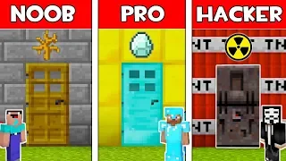 Minecraft - NOOB vs PRO vs HACKER : SECRET DOOR in Minecraft ! AVM SHORTS Animation
