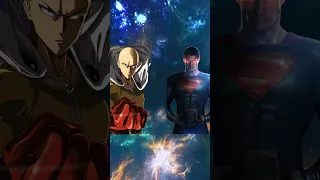 Saitama vs Marvel and Dc in 13 round #avengers #marvel #dc #lucifer#thor #shorts #viral#hulk#saitama