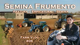 Farm Vlog#06 | Finiamo di seminare il Frumento | Aratura | Erpicatura | Semina