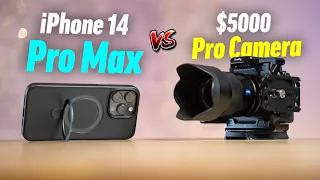 14 Pro Max vs $5000 Pro Camera! Can an iPhone Replace it?