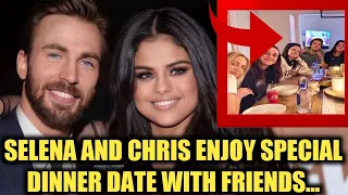 Aww!♥️Selena Gomez and Chris Evans cought by Paparazzi Shots having Dinner with Friends in Texas.