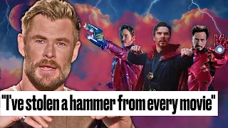 Chris Hemsworth Reveals Where He Keeps Thor's Hammer | FAQs | @LADbible