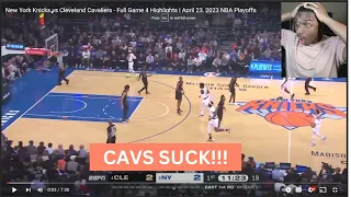 New York Knicks vs Cleveland Cavaliers Game 4 Reaction!!!