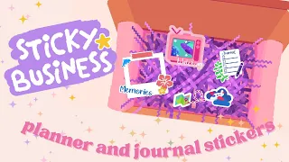 Planner Stickers!  | Sticky Business Plan With Me DLC [5]