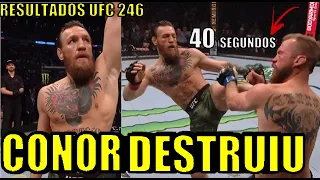 Conor McGregor nocauteou Donald Cerrone ( RESULTADOS UFC 246)