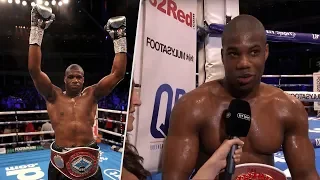 Daniel Dubois was so happy during his post-fight interview 😁😂
