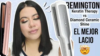 Plancha Remington Keratin Therapy vs Plancha Diamond Ceramic Shine cual deja el mejor lacio?