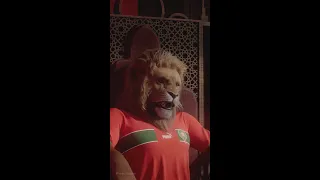 ATLAS LION - Moroccan team Tribute Fan Art - World Cup 2022
