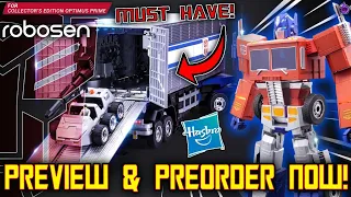 *NEW* Transformers Optimus Prime Auto-Converting Trailer with Roller - Collector’s Edition | PREVIEW