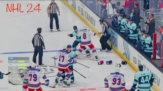 NHL 24 NYR Franchise - Dominating Win in Seattle - #5