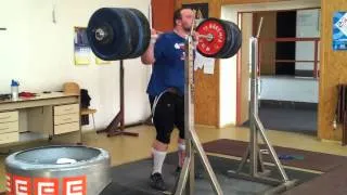 Jiri Orsag - back squat 3x300 kg