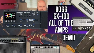 BOSS GX-100 All Of The Amps.